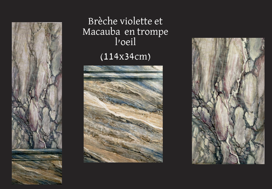 Brèche violette et Macauba