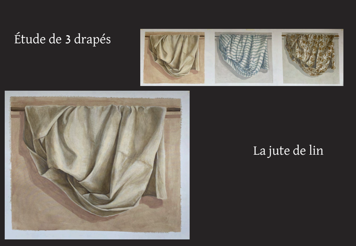 Étude de drapés