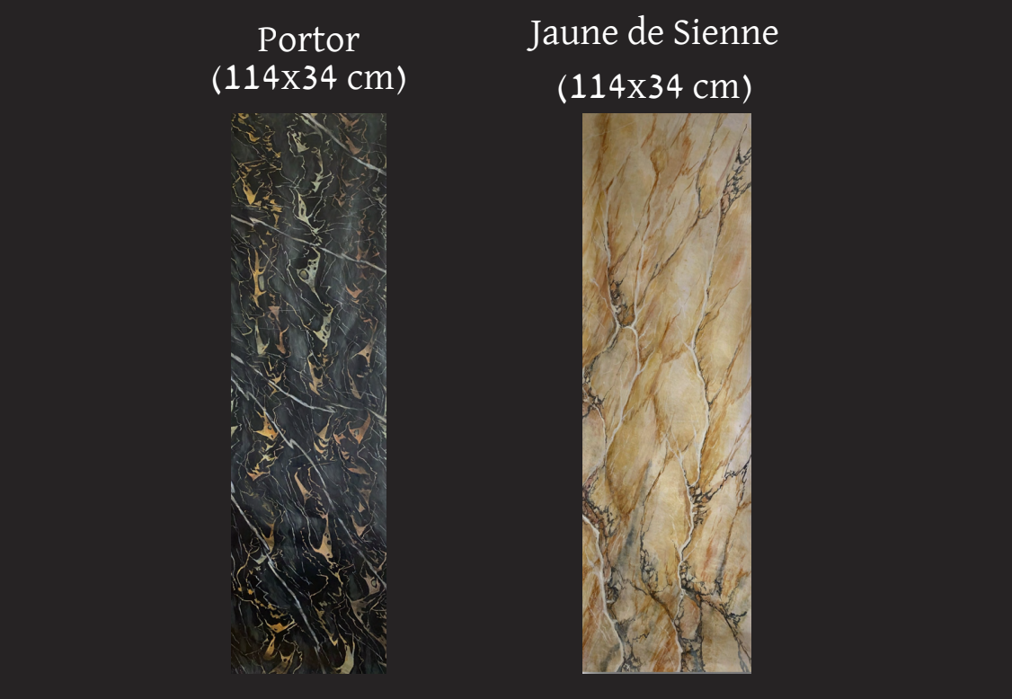 Portor et Jaune de Sienne